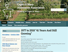 Tablet Screenshot of capelallotments.co.uk